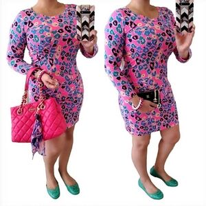 NWOT Lilly Pulitzer Pink Leopard Print Dress